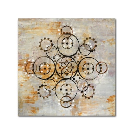 Melissa Averinos 'Saffron Mandala I Crop' Canvas Art,24x24